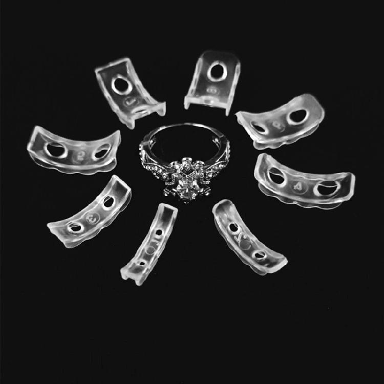 Invisible Ring Reducer Guards Ring Size Adjuster for Loose Ring Prevent Rings from Loosening & Slipping Off 8 Sizes
