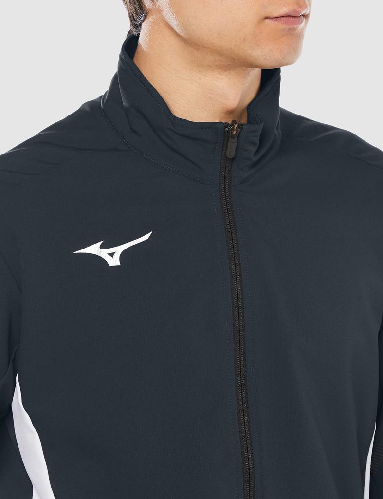 Mizuno MC Line Move Cross Training L Jacket, Sweat-Wicking, Quick-Drying, Wear, 32MCA130, Black,