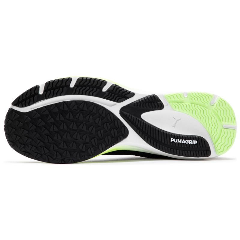 Puma Velocity Nitro 2 Round Toe Slip Resistant Durable Low Top Casual Running Shoes Men Sneaker Black Green 195337-18