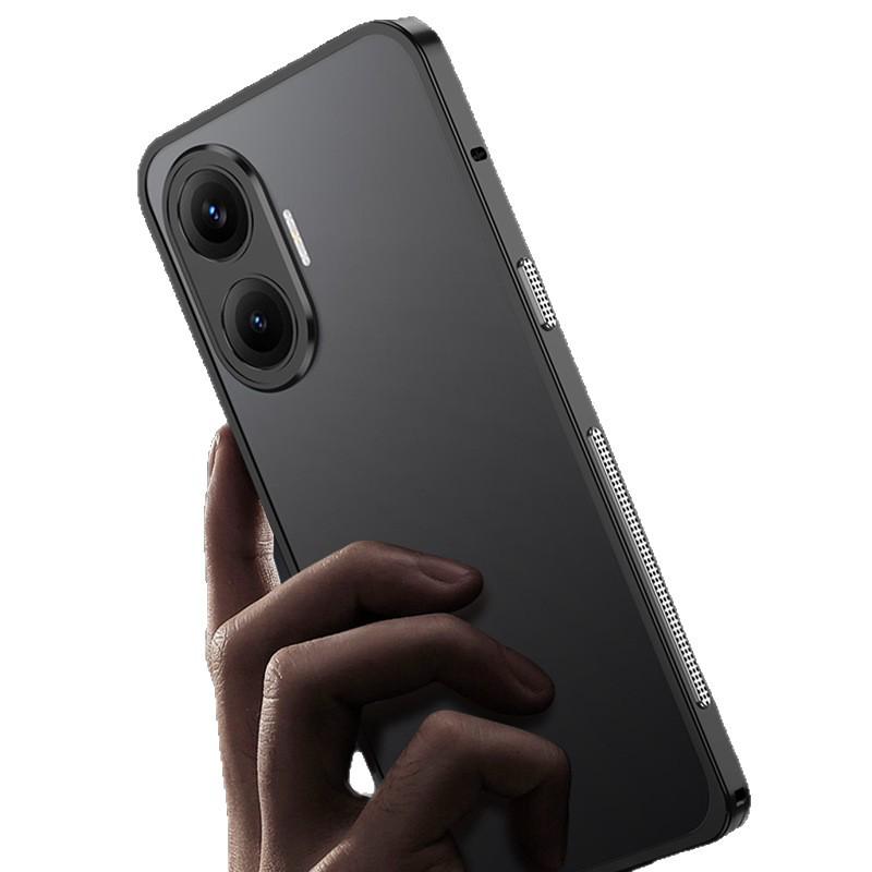Xiaomi Poco F7 & Redmi Turbo4Pro Metal Bumper Case with Hippocampus Buckle