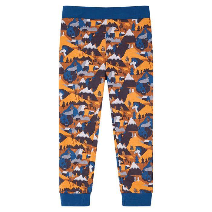 Children's Long-sleeved Pajamas Cognac 92/104/116/128/140