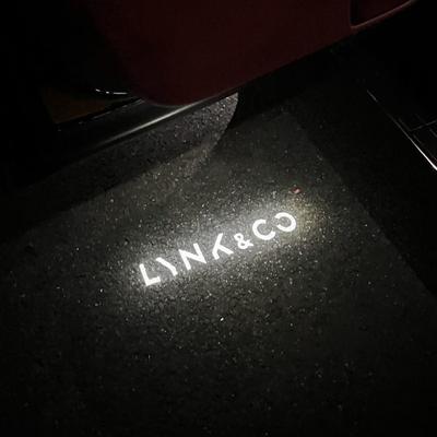 2PCS Wireless Car Door Led Welcome Laser Projector Logo Shadow Light Lynk&Co Logo for Lynk&Co 01 02 03 05 09