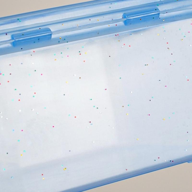1Pc Flip-Top Storage Box, Suitable for Jewelry And Cosmetics, Modern Plastic Organizers with Dust Covers, Home Storage