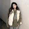 Down cotton vest women's autumn and winter outer wear 2024 new loose vest outer wear vest jacket tide