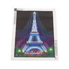 Rhinestone Painting Kit Modern Tower Pattern Luminous Rhinestone Painting for Home Living Room Decoration