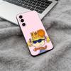 Classic Cartoon Characters-R-Rugrats Soft Silicone phone Case for Samsung Galaxy A73/A71/A72/A70/A53/A52/A51 - Black