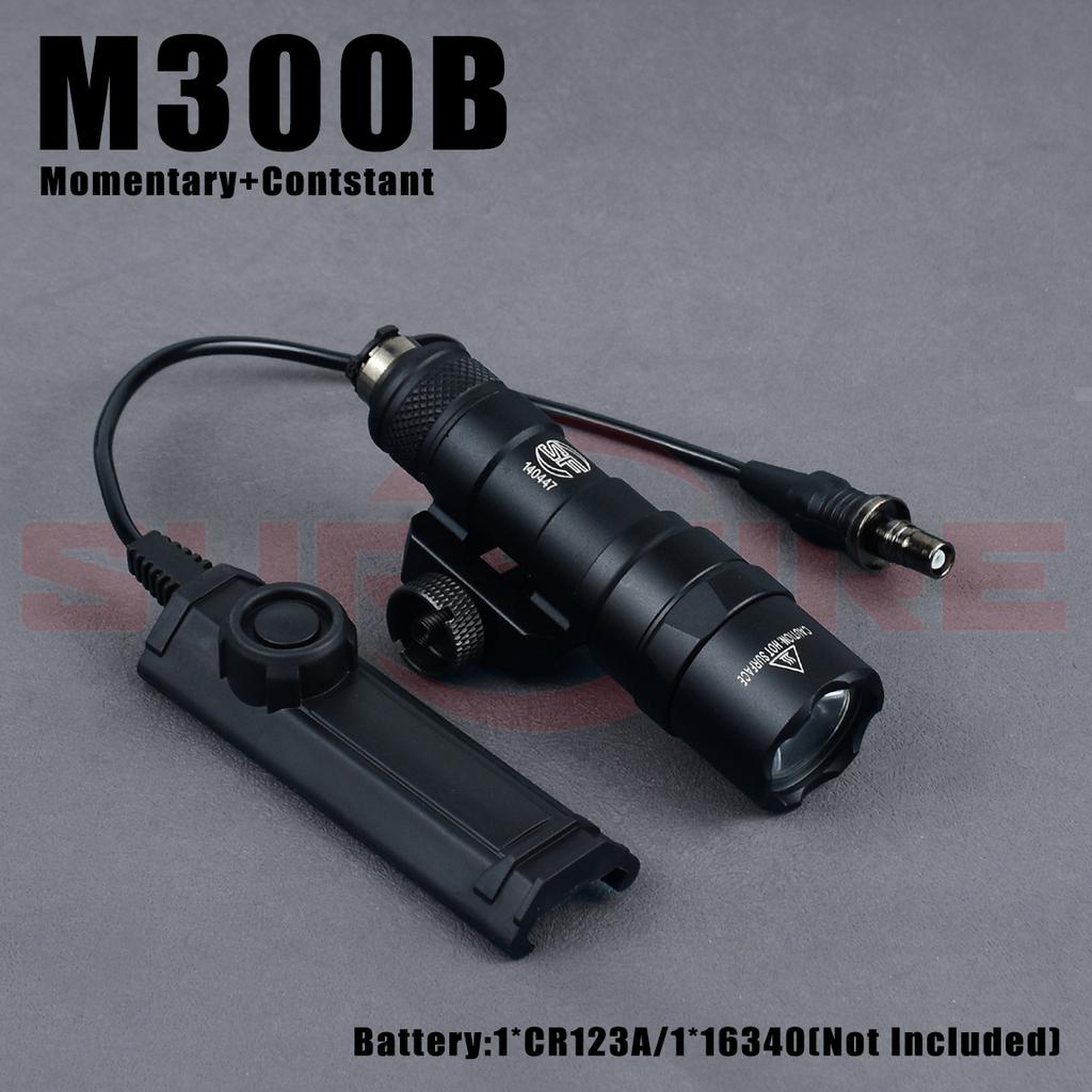Surefire M300B M600B Flashlight M300 M600 Series Light 600Lumen Lamp Switch Surefire Torch M300C Aluminum Momentary Contstant