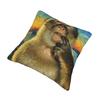 Thinking Monkey Meme  Pillowcases Accessories Printing Cushion Cover Decorative  Pillow Case Cover Home Multi Size