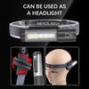 LED Rotating Headlamp Head Lamp Flashlight Headlight Fishing Waterproof Rechargeable Battery Working Light For Outdoor