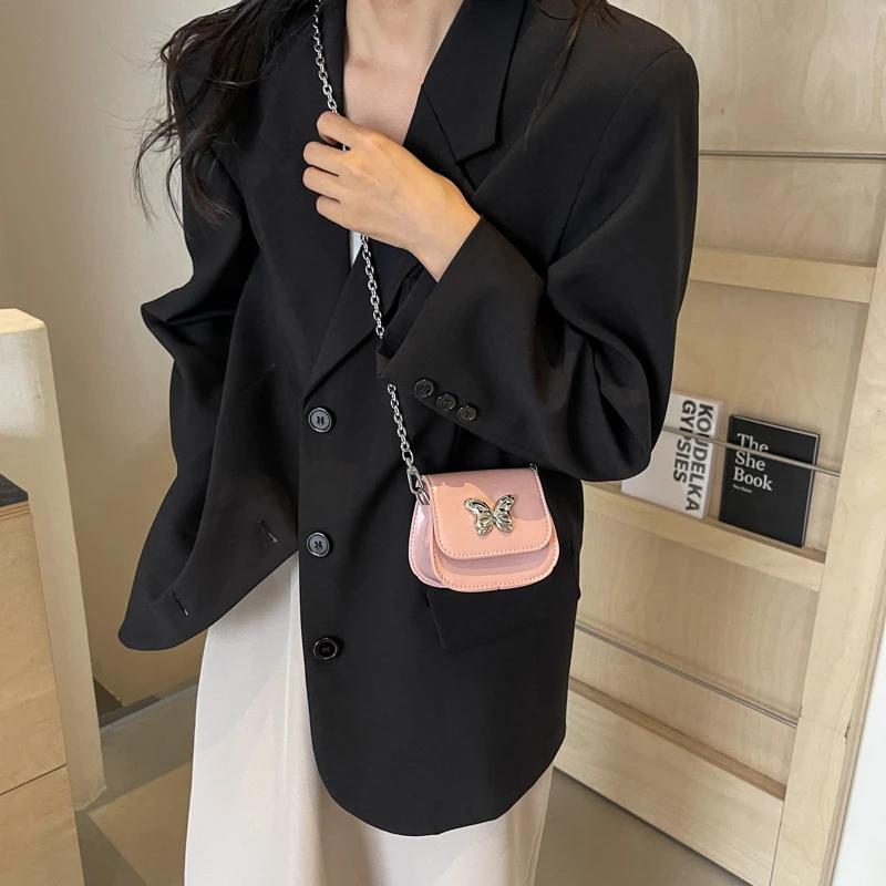 Fashion PU Leather Chain Shoulder Messenger Bags Women  New Simple Soft Luxury Designer Luxury Small Handbags