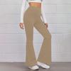 Women's Trousers Shiny Solid Color High Waist Trousers Spring Autumn Temperament Loose Straight Wide Leg Trousers Casual Wear