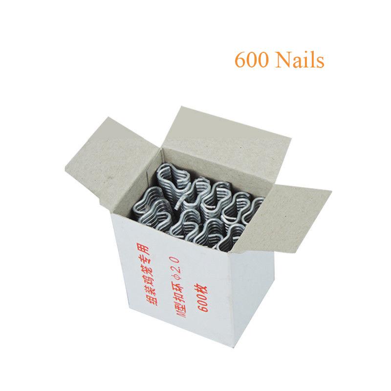 

Високоякісний затискач для встановлення клітки для птиці, 600М цвяхів, Дріт для тварин, Клітки, Ремонт, Інструменти для клітки курки, кролика, Затискач для зв язування клітки L