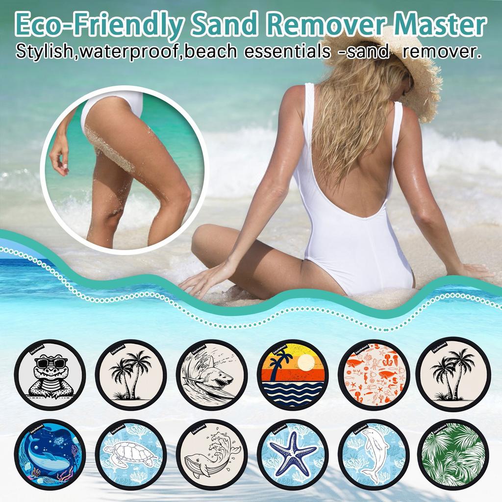 Beach Sand Removal Bag, Seaside Play Arifact, Efficient Sand Removal, Outdoor Sand Wiping Bag