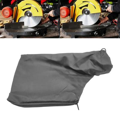Lot de 4 sacs de collecte de poussière noirs pour scie à onglet modèle 255 avec fermeture éclair et support réglable filaire, sacs de collecte de poussière
