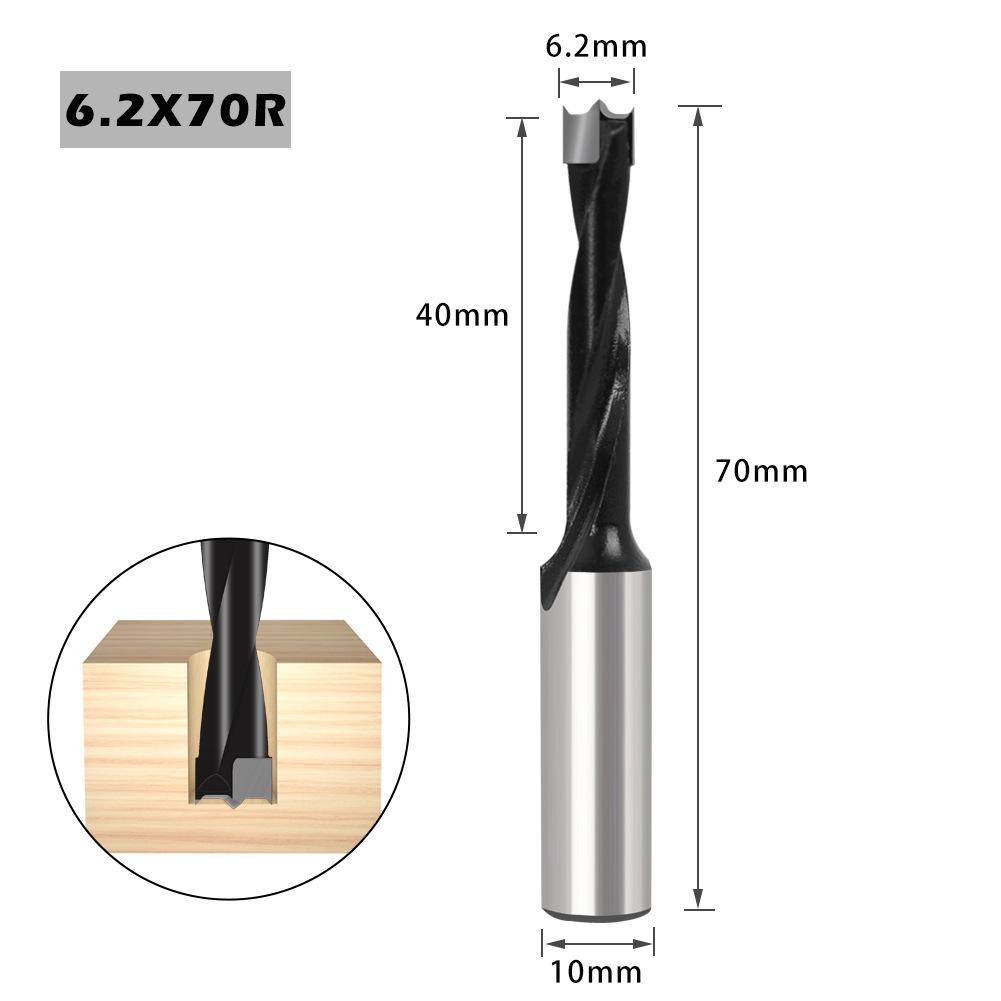 Woodworking Machinery Row Drilling Forward Reverse Alloy Woodworking Drill Bit Hole Opener 3-In-1 Hinge Tungsten Steel Drill Bit