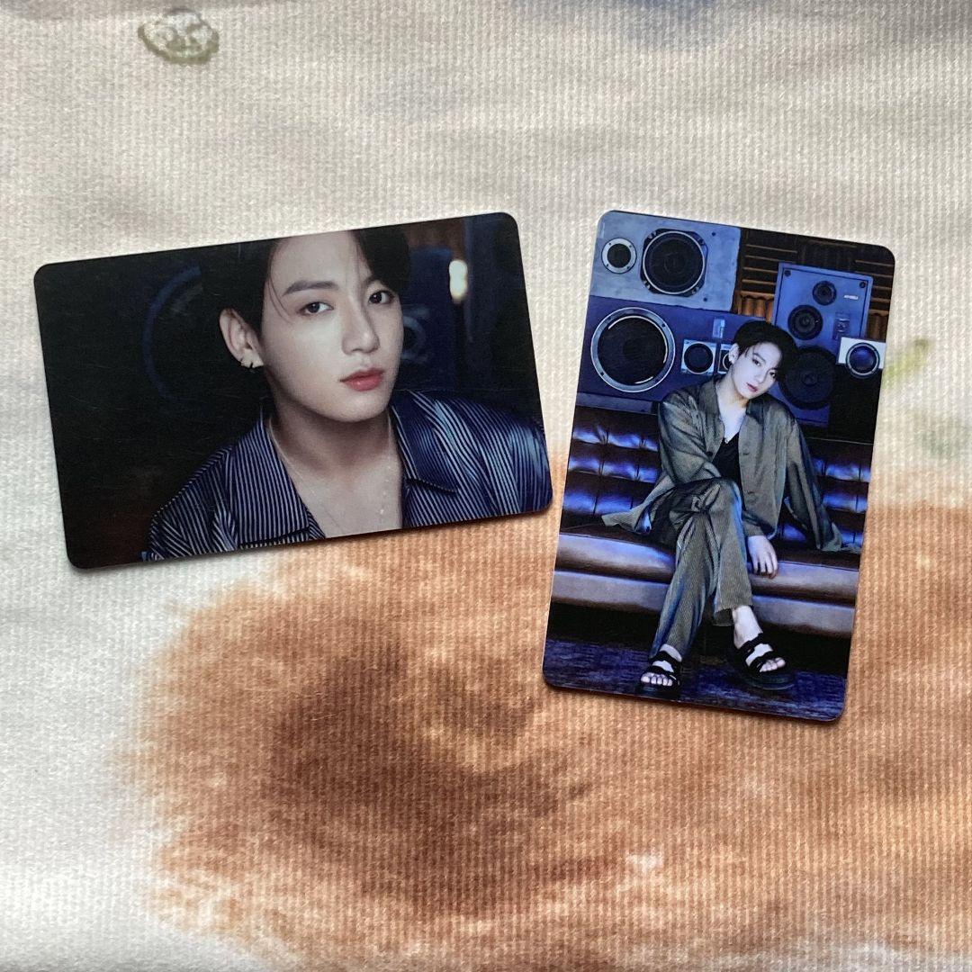 

[USED] Korea Jungkook BTS BE Unreleased Lucky Drop Limited Trading Cards (2 pieces)