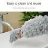 Chicken Feather Duster, Household Ultra Long Dust Remover, Household Cleaning and Sweeping Dust Duster, Extendable Pole