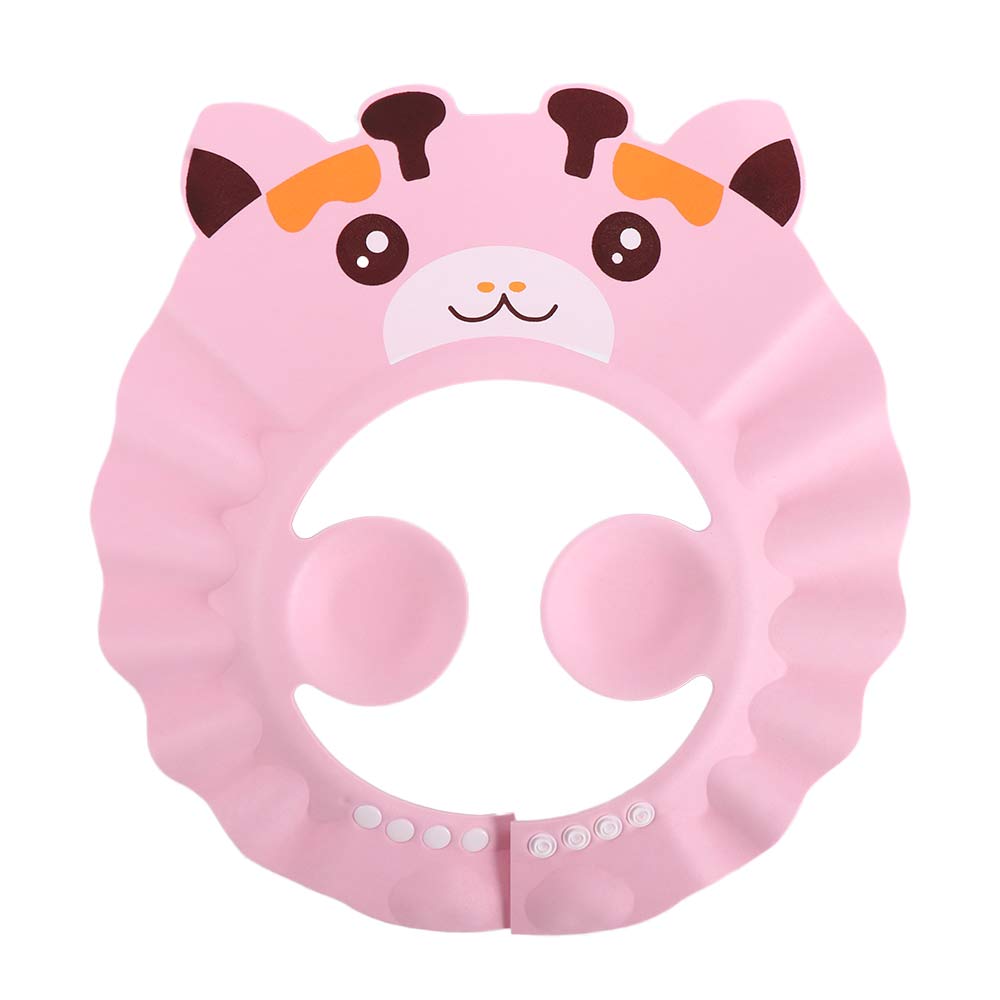 Adjustable Durable Protect Eye Ear Protection Toddler Infant Cartoon Shampoo Cap Bath Visor Hat Baby Bath Hat Head Cover