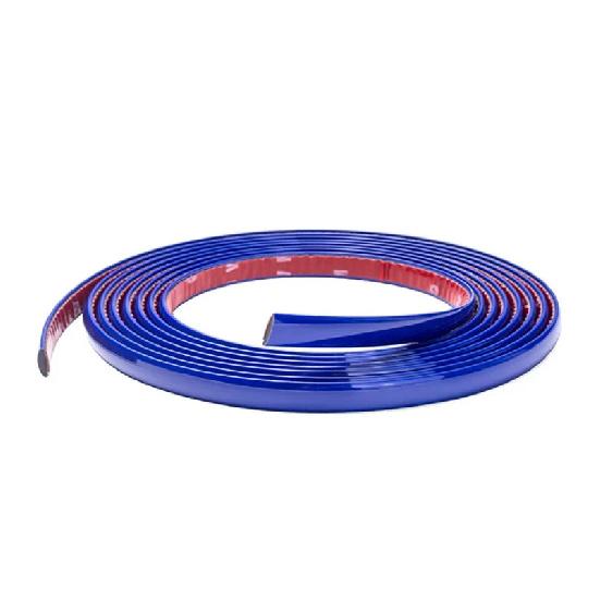 Exterior Car Chrome Body Strip Bumper Auto Door Protector Electric Vehicles Styling Trim Car Sticker Width 6 / 9/ 12 MM Length 3 Metres синий