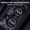 1/2Pcs Car Coasters Water Cup Slots Non-Slip Mat For Mini Cooper JCW Works R56 R50 F54 F55 F56 F57 F60 R52 R53 R55 R57 R58 R59