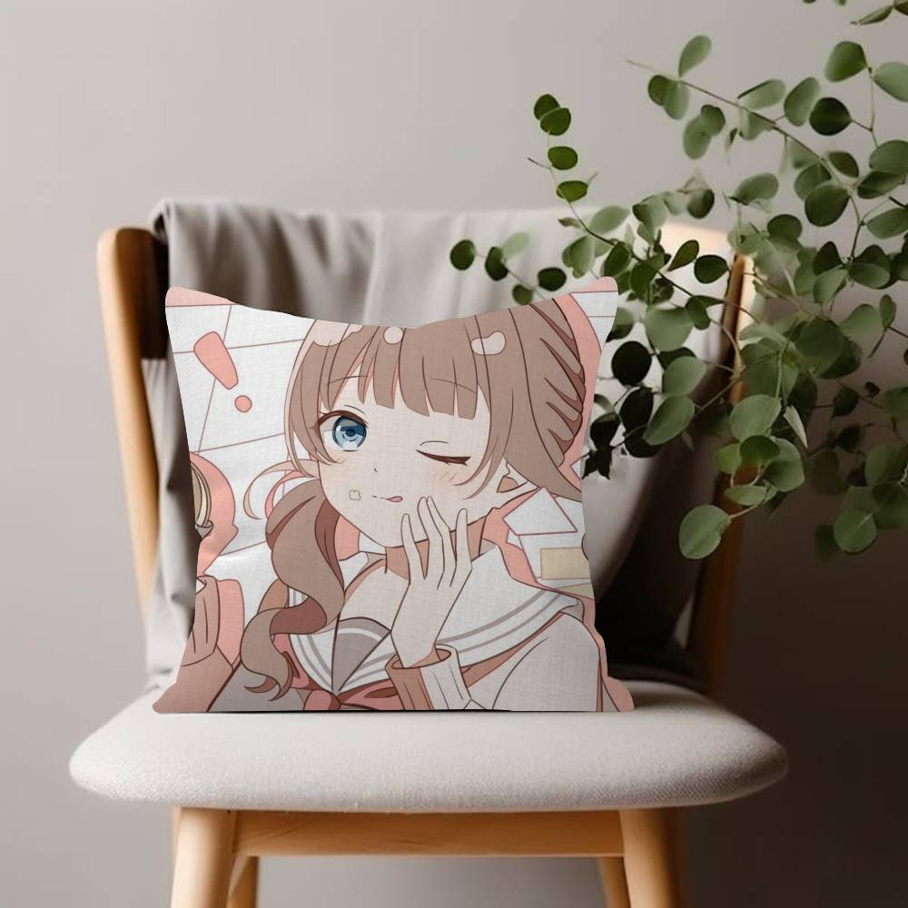 Mochizuki Honami Comfortable Soft Pillow Case for Sofa Living Room Home Office Decor Protective Covers