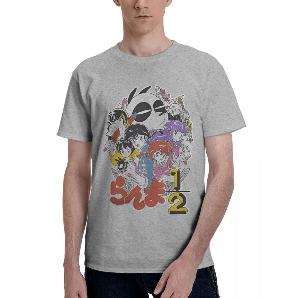 Japanese Comedy Anime 100 Cotton Casual Breathable Confortable Men Top High End Mens Clothing T Shirt Men