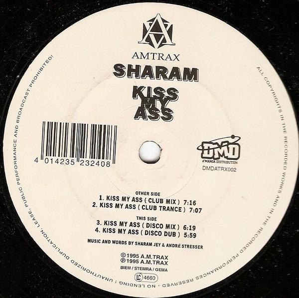 LP Пластинка SHARAM - Kiss My Ass 3195886 Amtrax 1983 США Фолк Б/У
