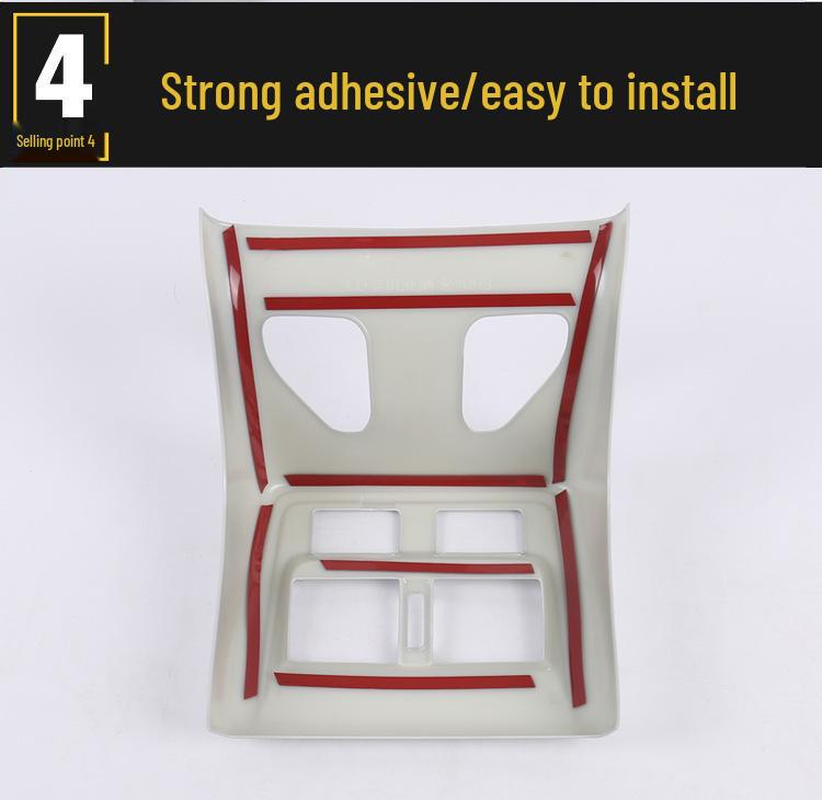 Avalon Rear Air Outlet Sequin & Seat Anti-Kick Panel 2019