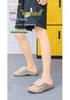 Summer Comfort Massage Slippers: Lightweight Shock-Absorbing Single Strap Sandals for Outdoor and Beach, Available In Large Sizes.