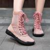 New Fashion Summer Boots for Men Women Breathable Mesh Men's Ankle Boots Big Size 48 Quality Casual Boots Men Botas Para Hombre