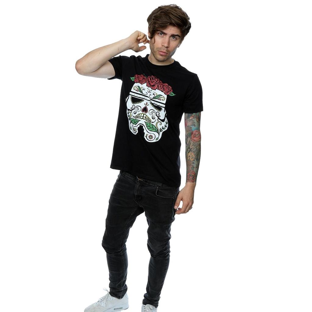 Star Wars Mens Stormtrooper Day Of The Dead T-Shirt