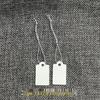 In-Stock Blank Cardboard Jewelry Tags with Elastic Rope for Clothing Accessories
