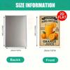 Vintage Metal Sign Simply Orange Juice Retro Kitchen Wall Decor Waterproof