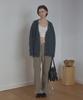 Poetseoul Hairy Over Cardigan_Charcoal