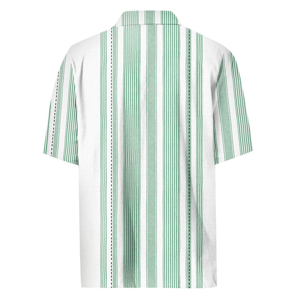 Hawaiian Shirt For Men, Men's Vintage Button Down Bowling Shirts Short Sleeve Summer Beach Shirt