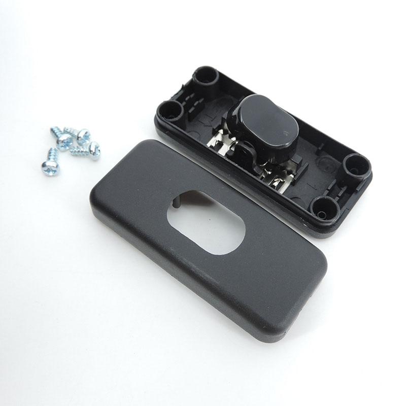 

Чорний 303 Кулисний перемикач ON OFF Кнопковий перемикач для настільних світлодіодних ліхтарів Електропроводка Електричний онлайн-перемикач 110V 250V Type A