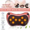 Relaxation Massage Pillow Vibrator 25W Electric Shoulder Back Heating Kneading Infrared Therapy for Car Home Shiatsu Neck