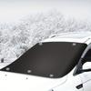 Multi-Purpose Car Windshield Cover,Magnetic Anti-Theft Snow Ice Sun Shade,Weather Car Front Window Protector for Winter & Summer