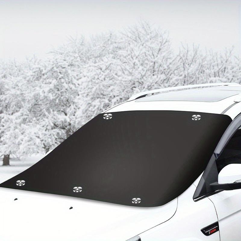 Multi-Purpose Car Windshield Cover,Magnetic Anti-Theft Snow Ice Sun Shade,Weather Car Front Window Protector for Winter & Summer