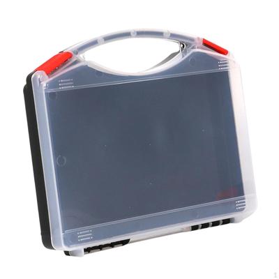 Tool Box Hardware Organizer with Handle Large Capacity Screw Storage for Outdoor