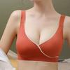Latex Bra for Women Seamless Underwear No Steel Ring Gather Sports Beauty Push Up Sexy Bralette Plus Size Lingerie