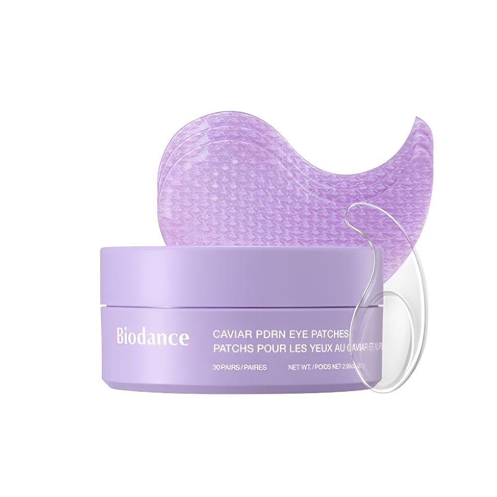 Biodance Caviar PDRN Eye Patch 60pcs 85g Hydrogel for Under Eye Elasticity and Skin Barrier Repair