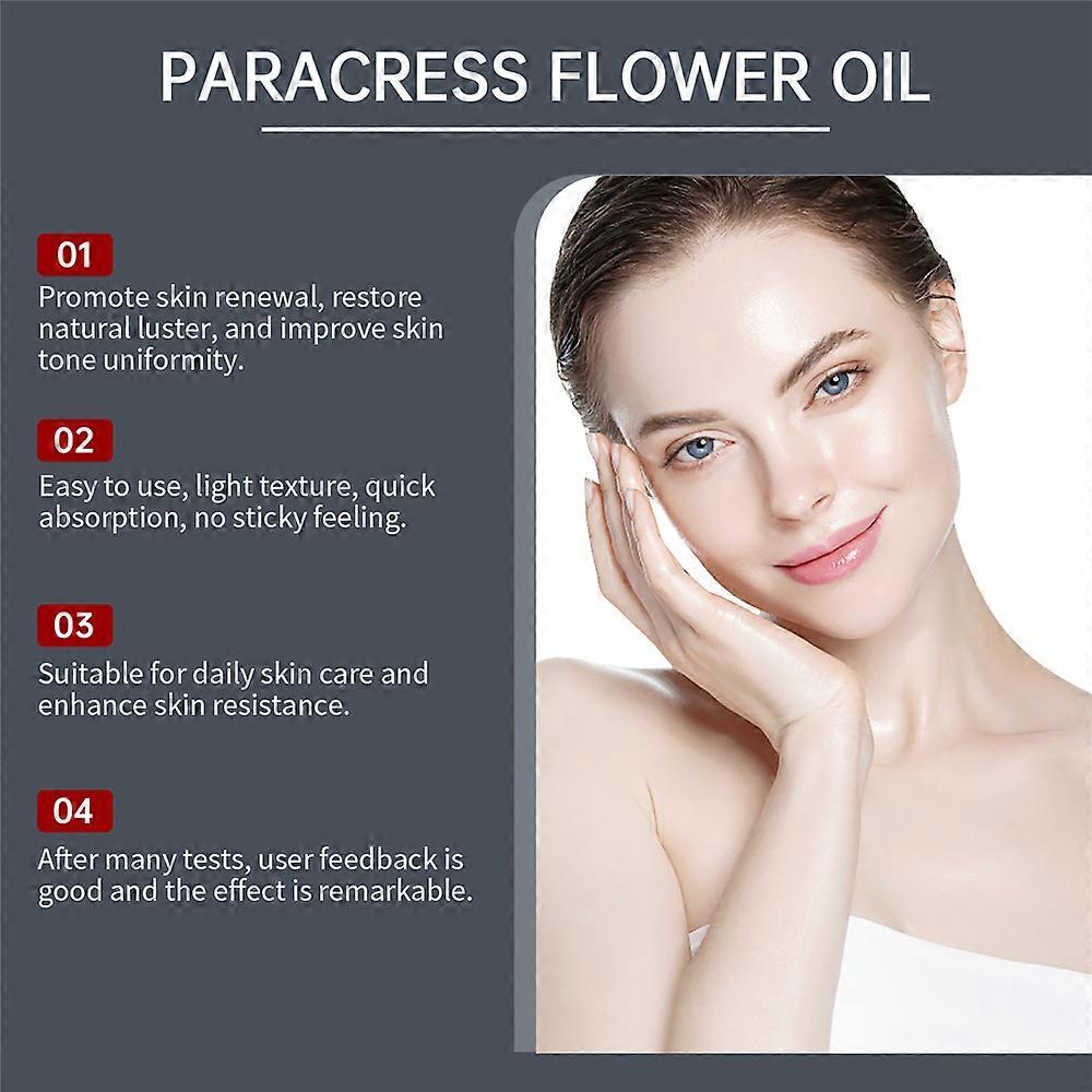 Paracress Facial Oil Organic,Paracress Anti-Wrinkle Serum, Smooth Fine Lines And Wrinkles