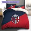 Bologna FC Pattern Bedding Home Decoration Birthday & Festival Gift (1 * duvet cover + 2 * pillowcase, without core)