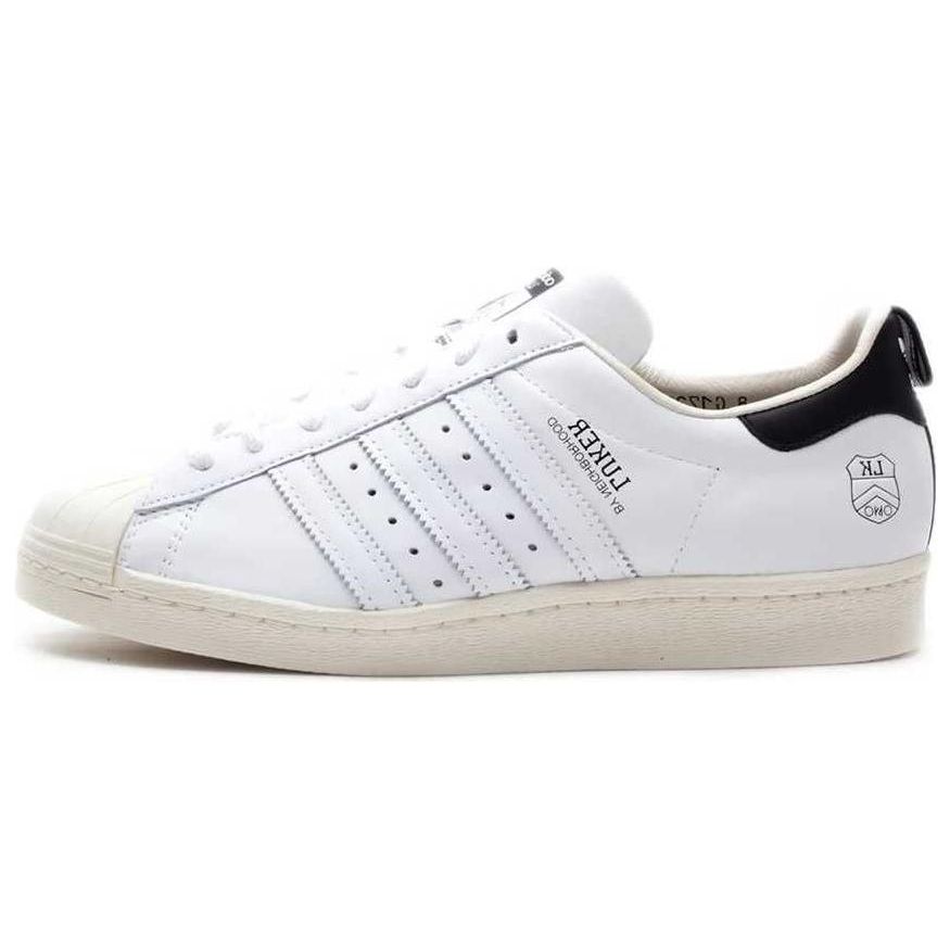 

Кроссовки унисекс adidas Neighborhood x Superstar 80s Luker Бело-белый черный1 G17202
