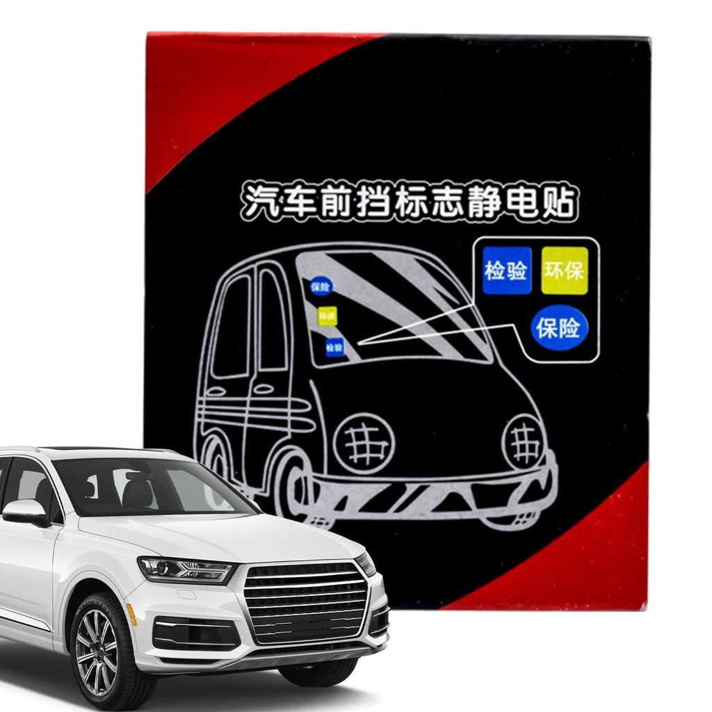 SOUFLY Windshield Static Cling Stickers, Windshield Static Cling Stickers, Vista Windshield Electrostatic Decals |