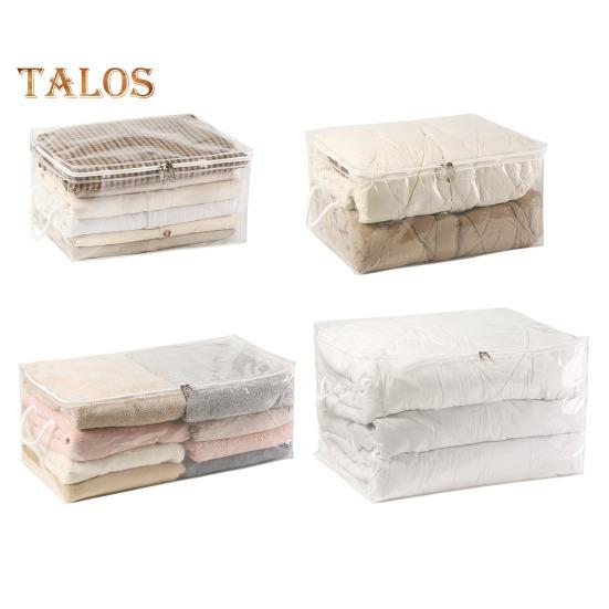 Torba do przechowywania kołder z podwójnymi zamkami błyskawicznymi Duża pojemność Przezroczysta konstrukcja Wodoodporna Łatwa do czyszczenia Wielokrotnego użytku Odporna na wilgoć torba do przechowywania