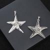 Exaggerate Star Pendant Mini Star Dangle Charm Pentagram Dangle Bead-Girl Y2K Jewelry Making Necklace Bracelet Craft