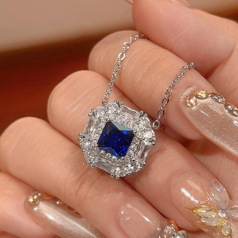 Jewelry Set Jewelry Stud Earrings Necklace Ring Color Treasure Cloisonne High Sense Women