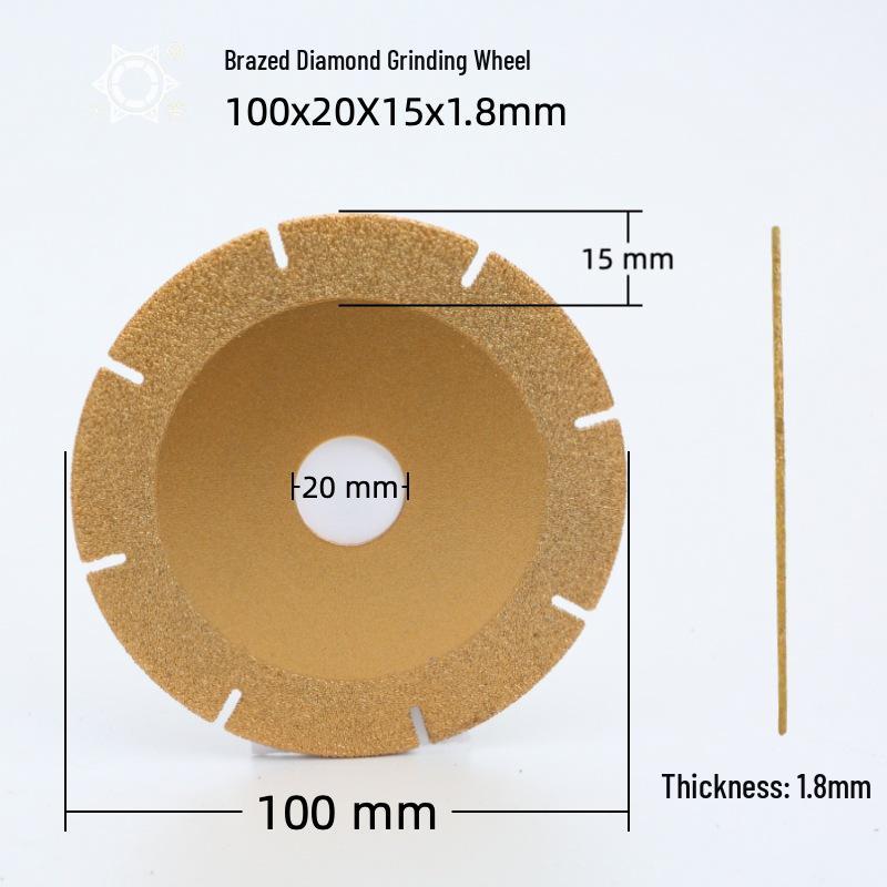 Brazed Diamond Saw Blade for Ceramic, Marble, Stone, and Concrete Cutting